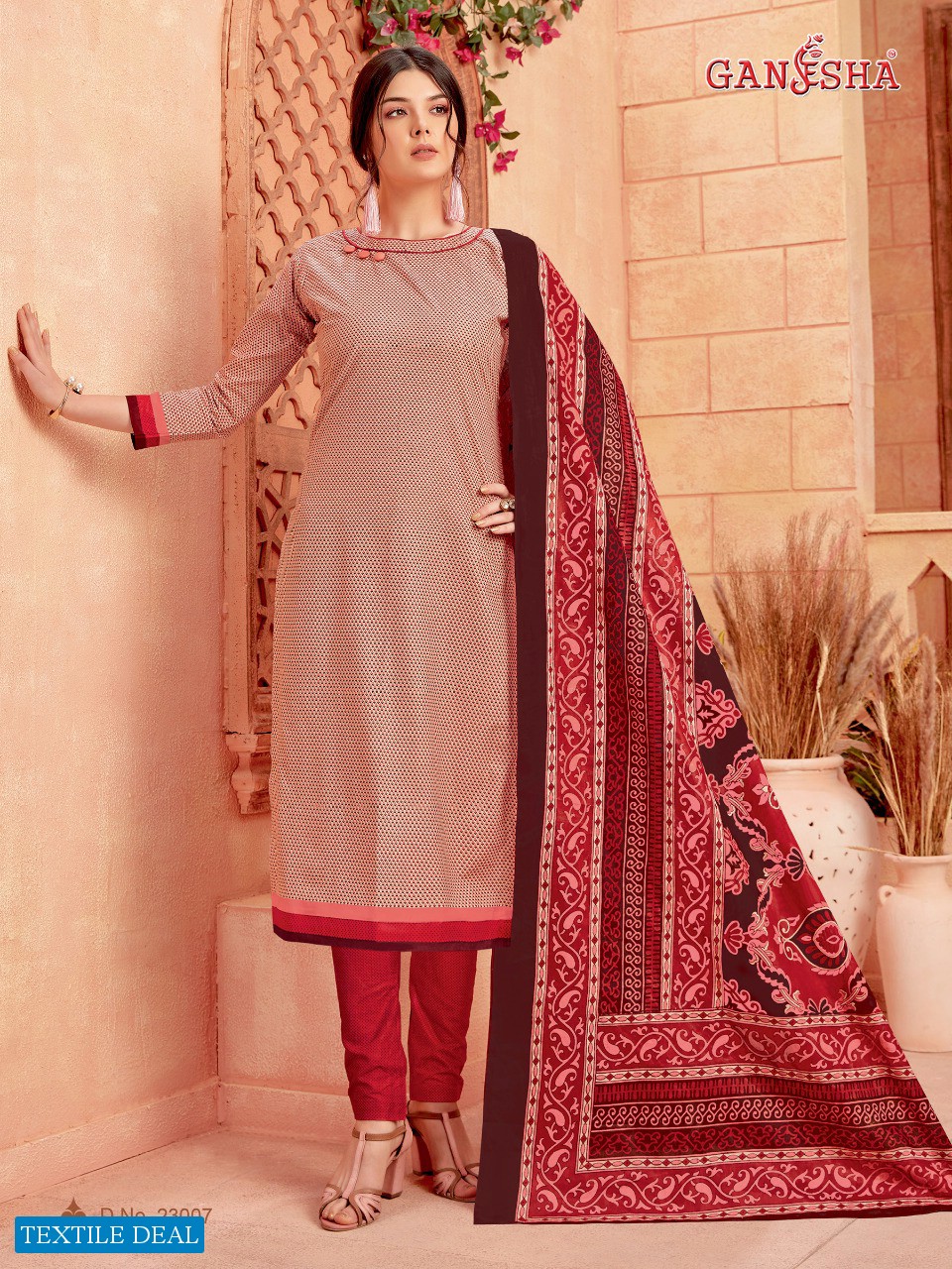 Ganesha Vol-23 Wholesale Cotton Printed Dress Material