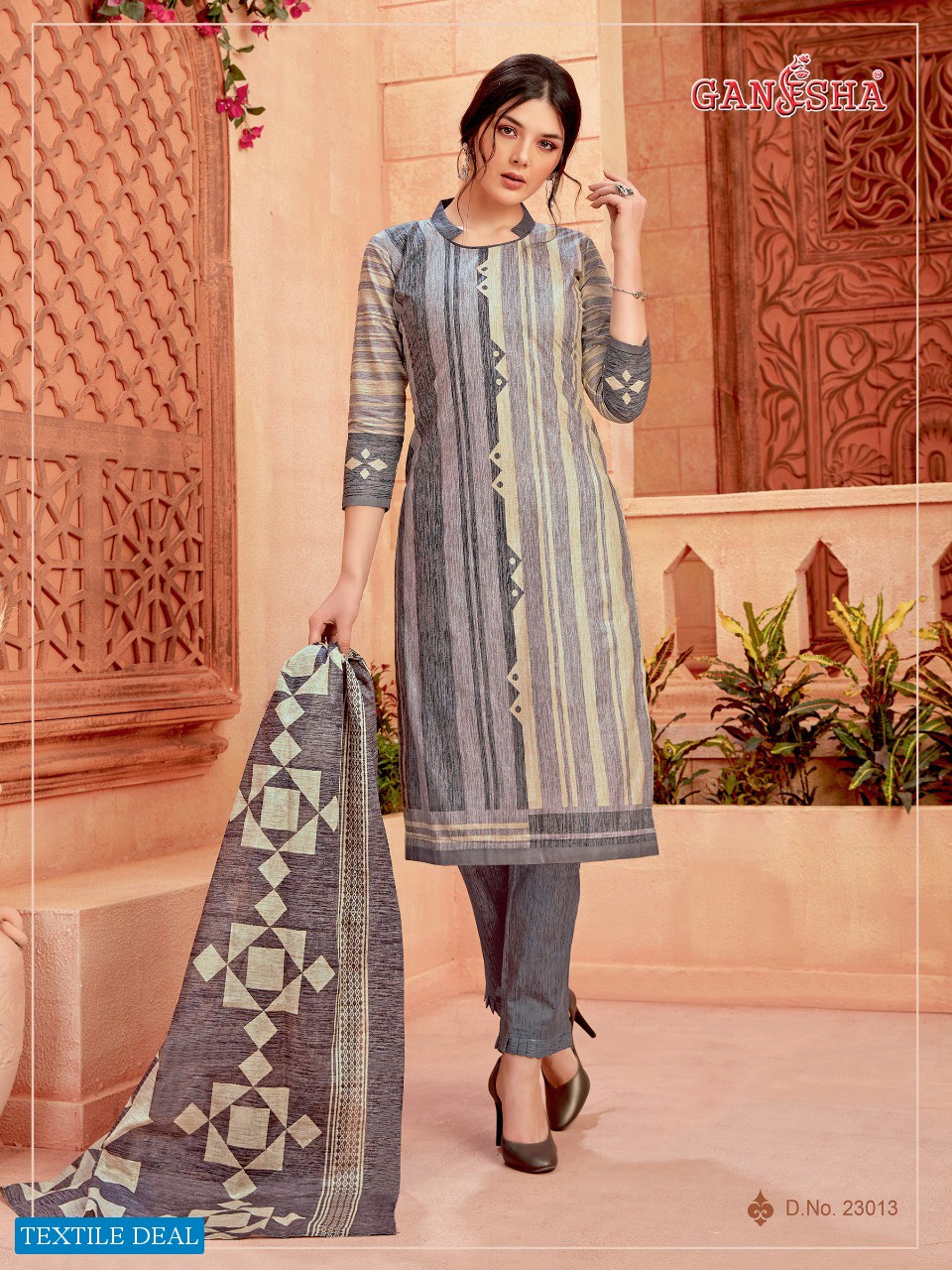 Ganesha Vol-23 Wholesale Cotton Printed Dress Material