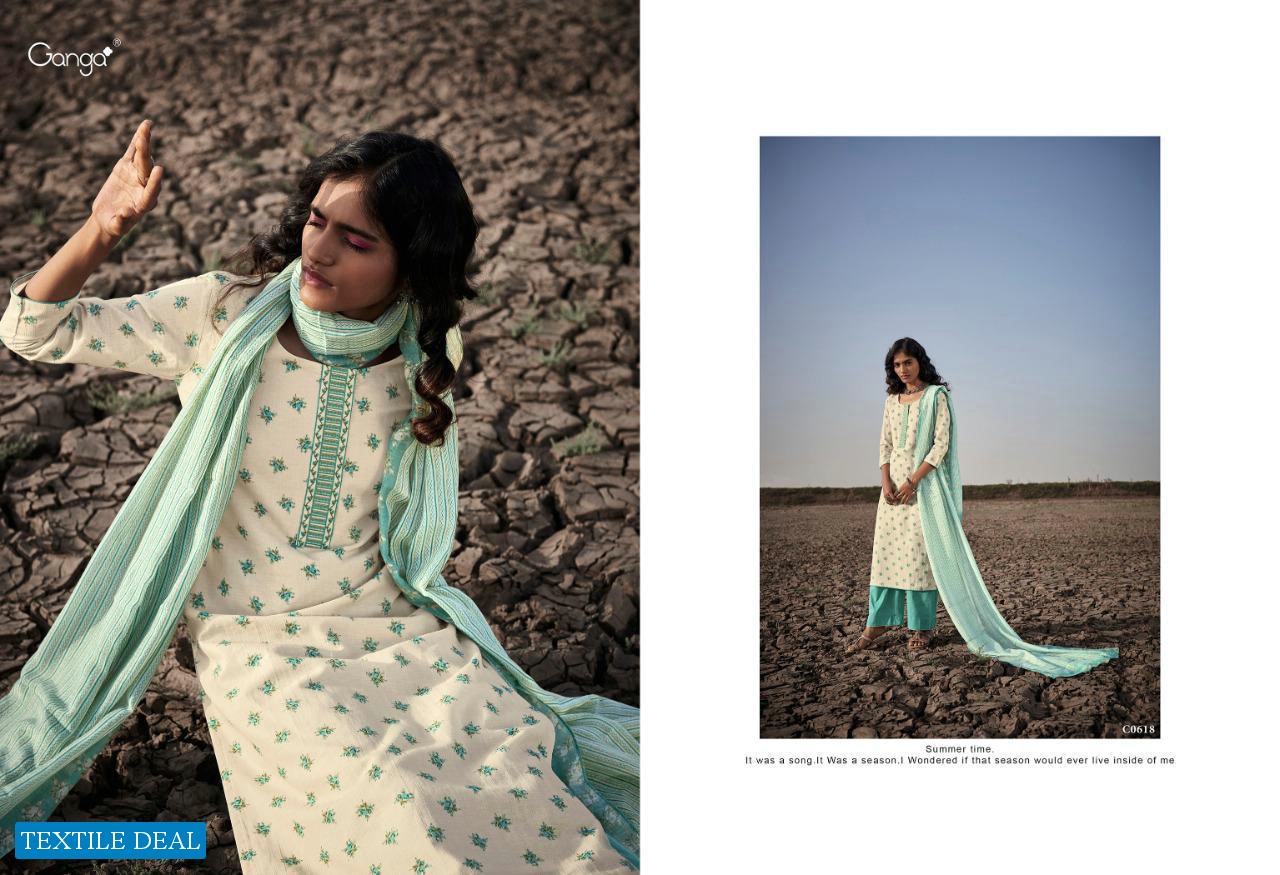 Ganga Bhumi Wholesale Linen Pattern Salwar Kameez