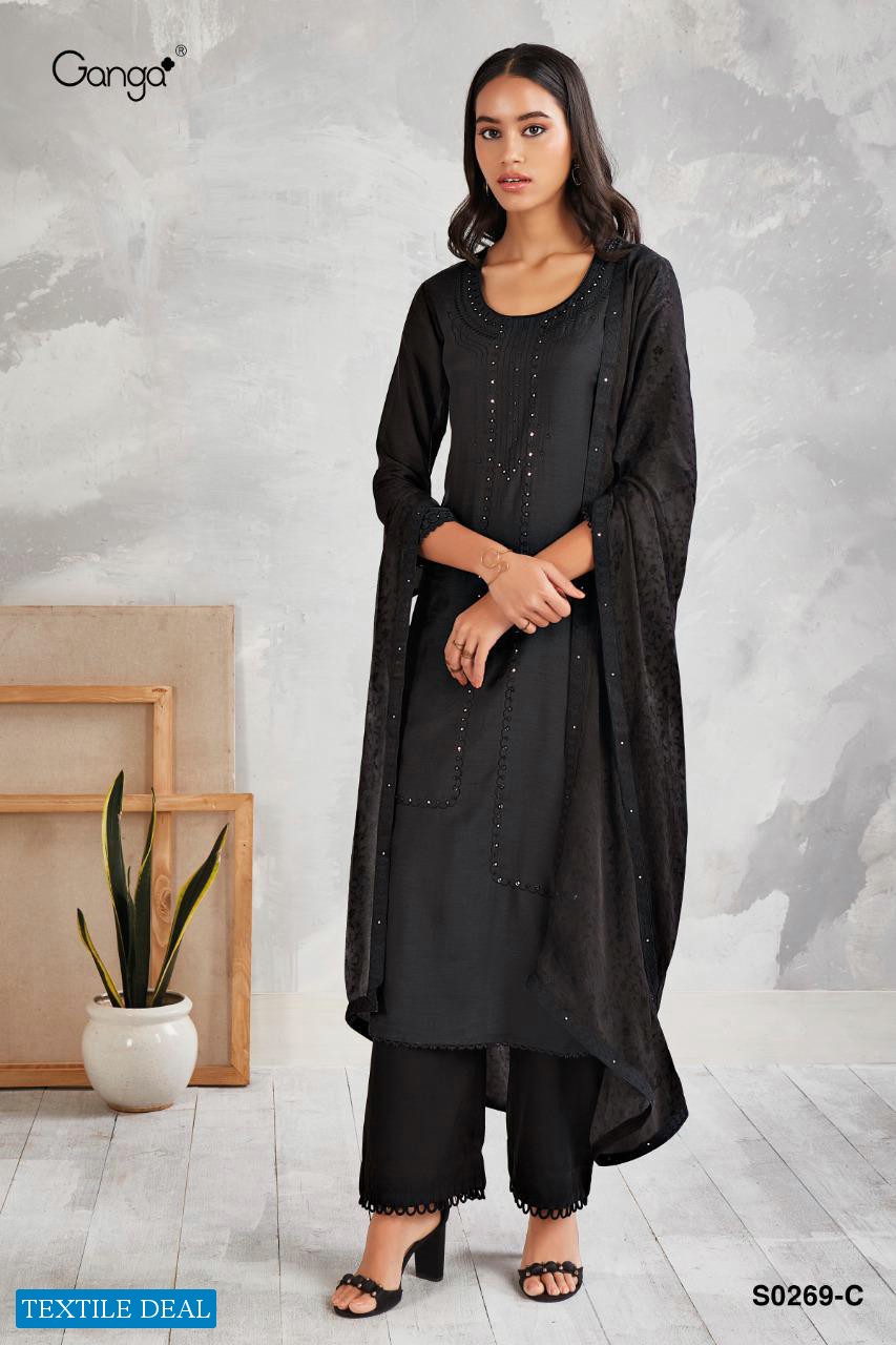 Ganga Chasni S0269 Wholesale Shopping Pure Casual Suits