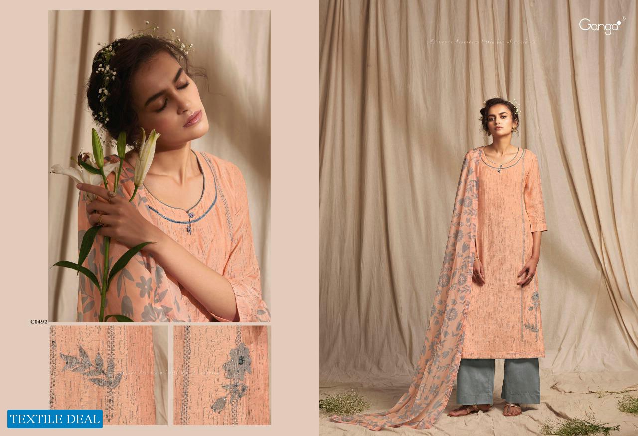 Ganga Colour Wave Wholesale Shopping Pure Finest Bemberg Silk Salwar Kameez