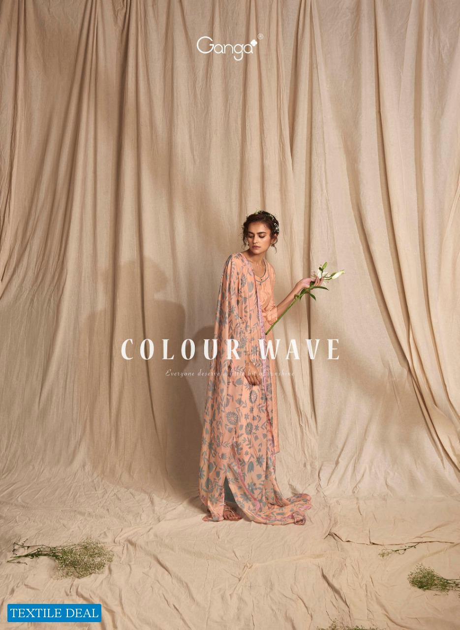 Ganga Colour Wave Wholesale Shopping Pure Finest Bemberg Silk Salwar Kameez