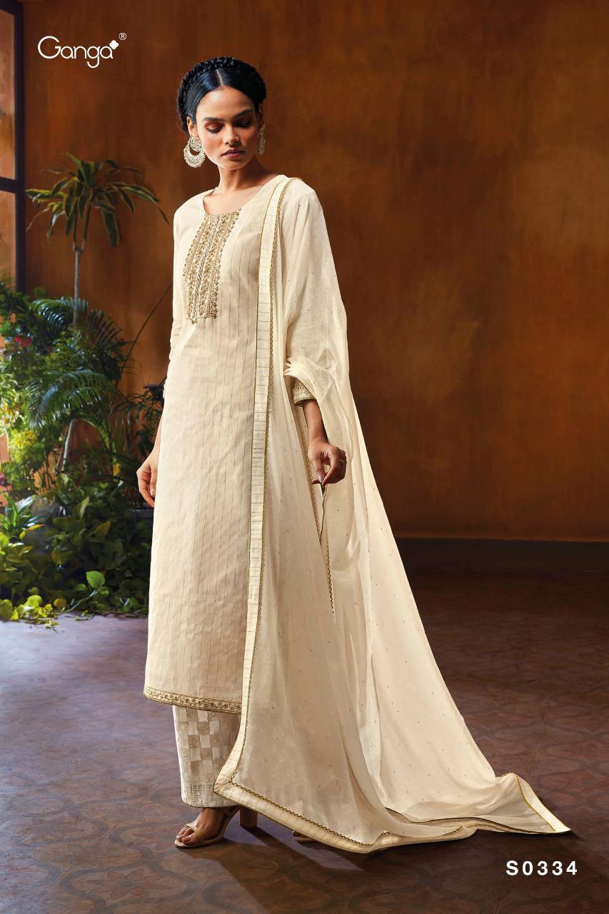 Ganga Eveleen S0333 And S0334 Wholesale Casual Salwar Kameez