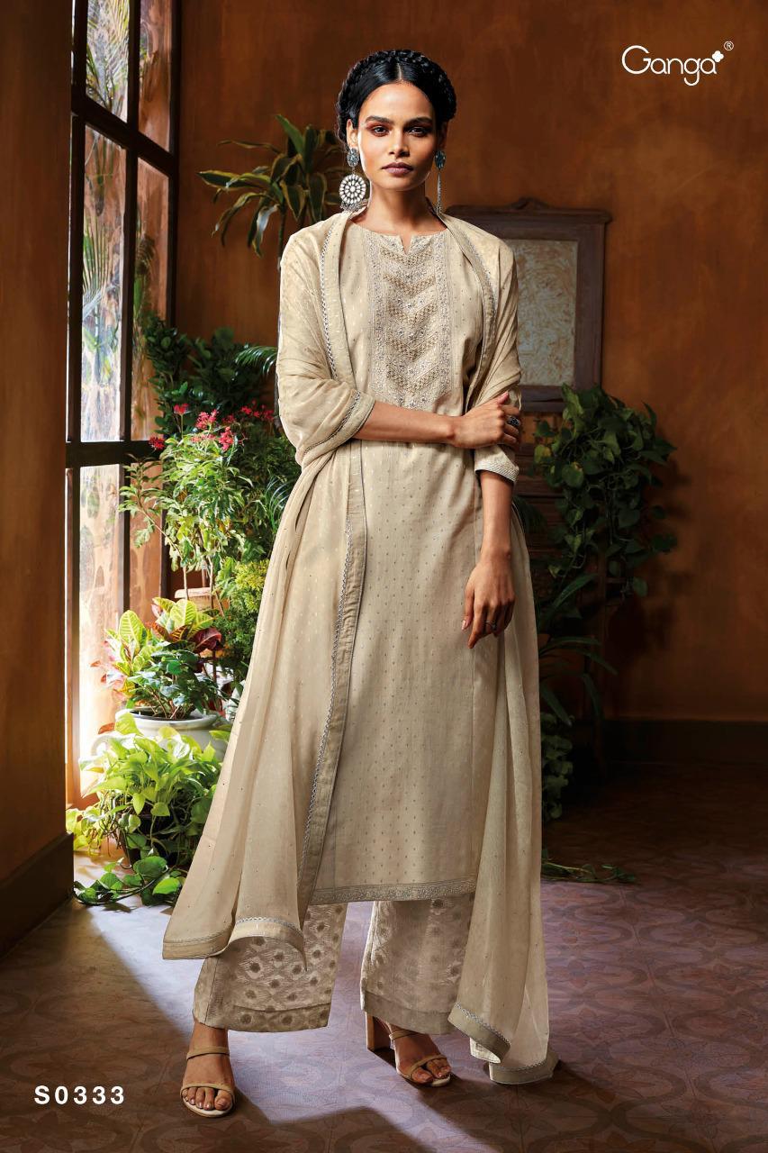 Ganga Eveleen S0333 And S0334 Wholesale Casual Salwar Kameez