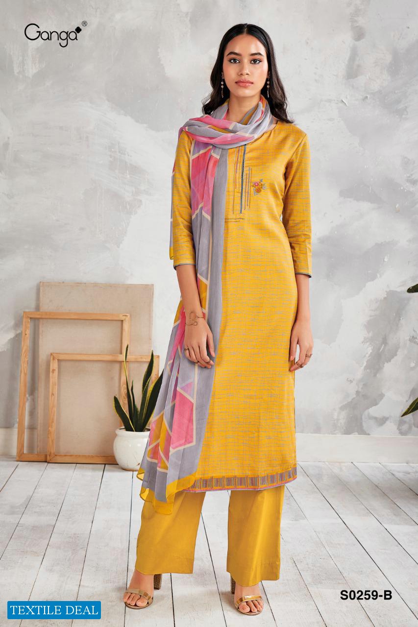 Ganga Kaira S0259 Wholesale Shopping Casual Ethnic Suits