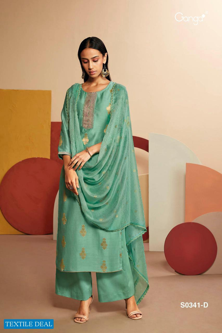 Ganga Lyla S0341 Wholesale Ethnic Salwar Kameez
