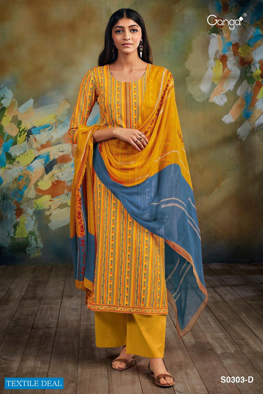 Ganga Misty C0303 Wholesale Shopping Casual Suits