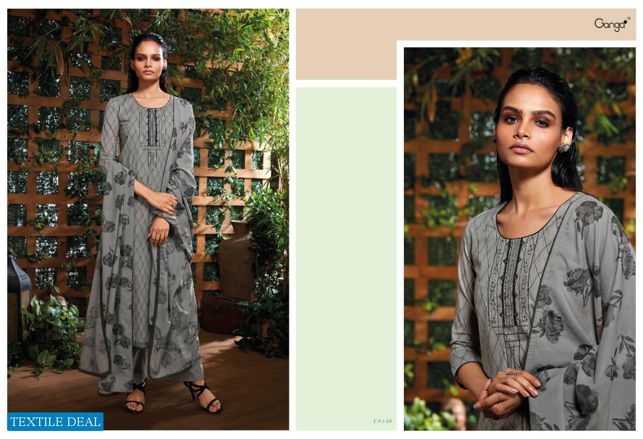 Ganga Mokosh Wholesale Superior Cotton Printed Dress Material
