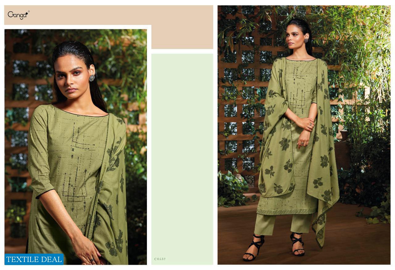 Ganga Mokosh Wholesale Superior Cotton Printed Dress Material