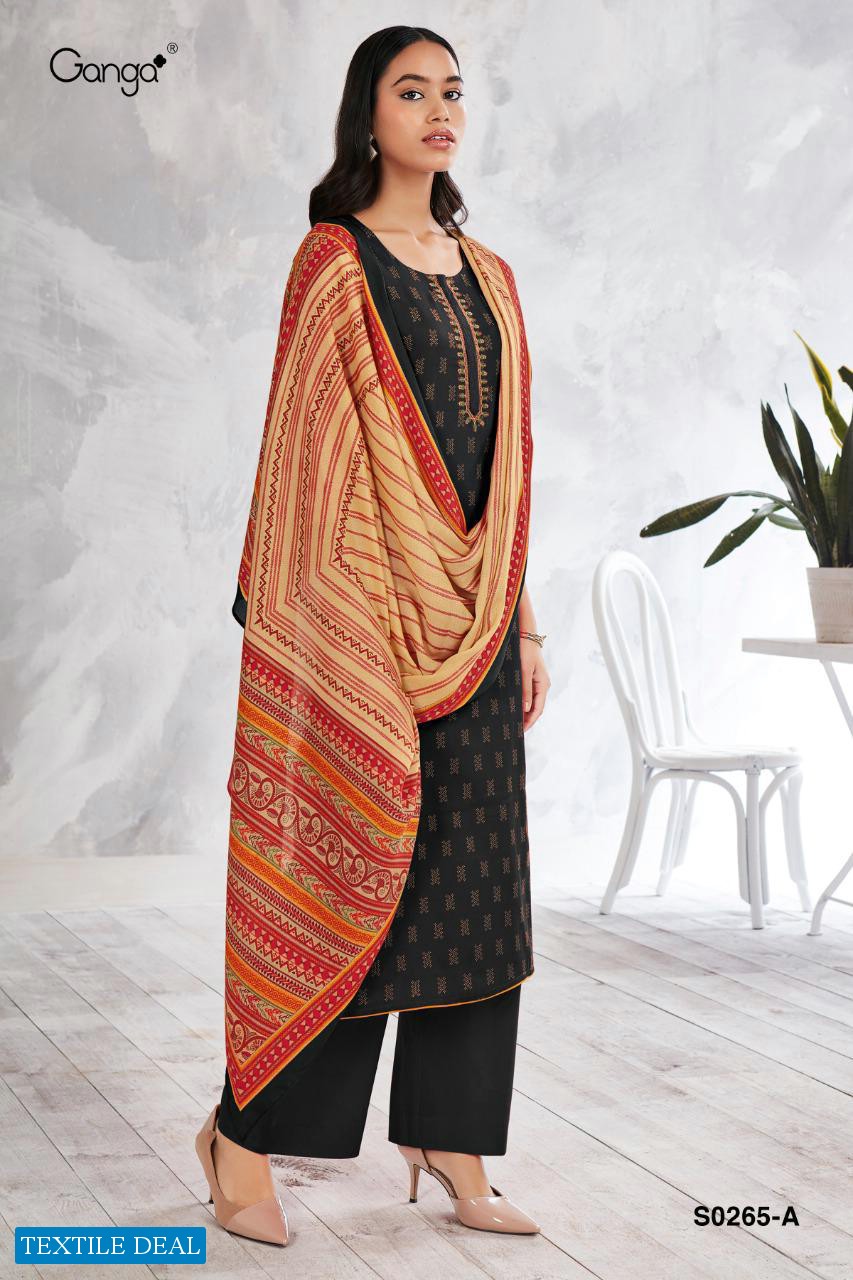 Ganga Myra S0265 Wholesale Silky Satin Salwar Kameez