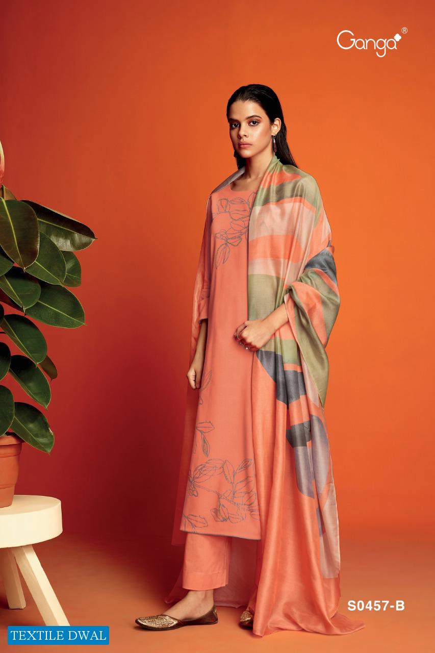 Ganga Rabta S0457 Wholesale Premium Cotton Dress