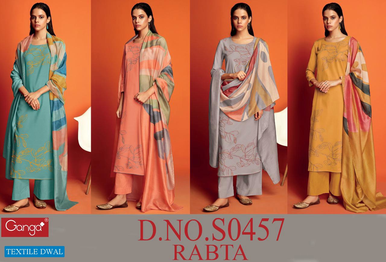 Ganga Rabta S0457 Wholesale Premium Cotton Dress