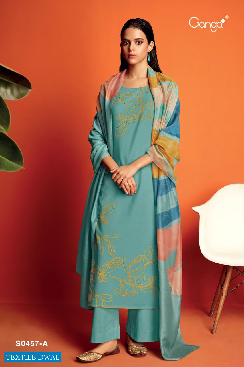 Ganga Rabta S0457 Wholesale Premium Cotton Dress