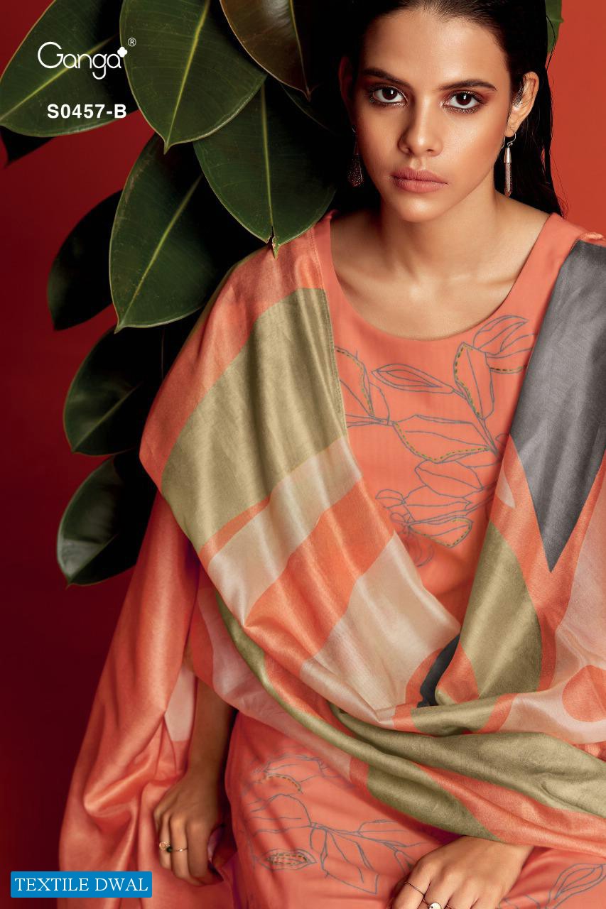 Ganga Rabta S0457 Wholesale Premium Cotton Dress