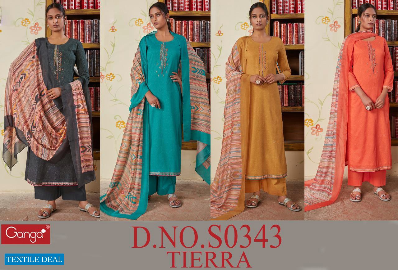 Ganga Tierra S0343 Wholesale Ethnic Salwar Kameez