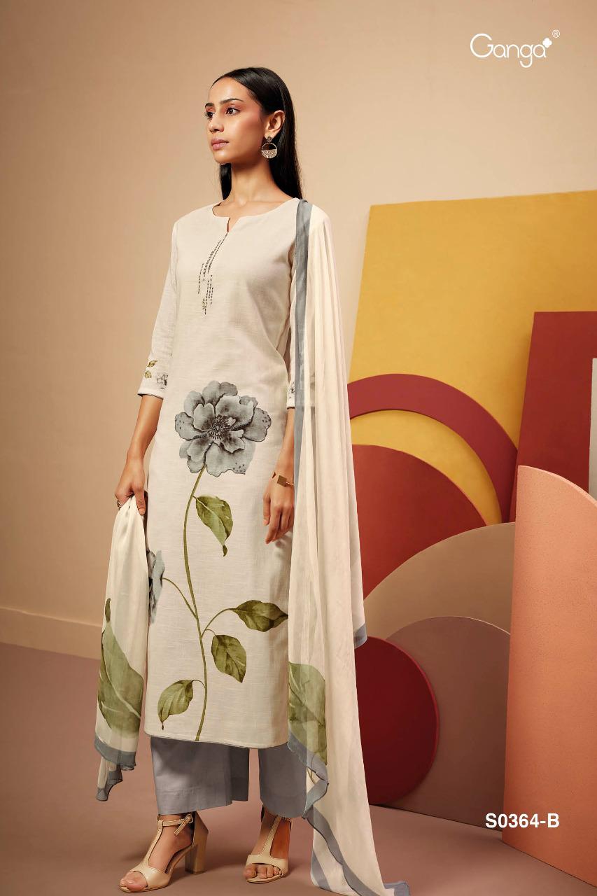 Ganga Twila S0364 Wholesale Pure Cotton Dress Material