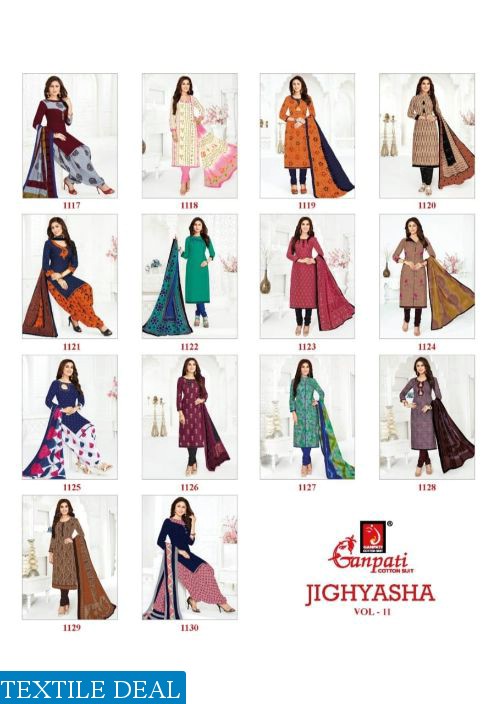 Ganpati Jigyasha Vol-11 Wholesale Shopping Dress Material