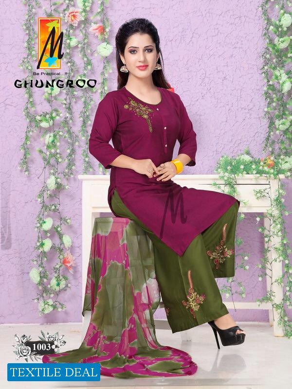 Ghoonghroo Wholesale Ready Made Full Stitched Dress