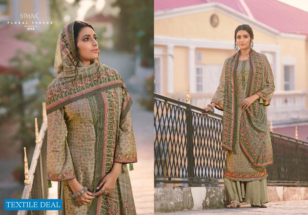 Glossy Simar Diya Wholesale Pure Fabrics Salwar Kameez