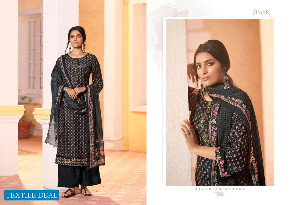 Glossy Simar Diya Wholesale Pure Fabrics Salwar Kameez
