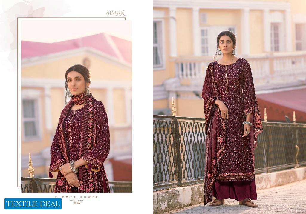 Glossy Simar Diya Wholesale Pure Fabrics Salwar Kameez