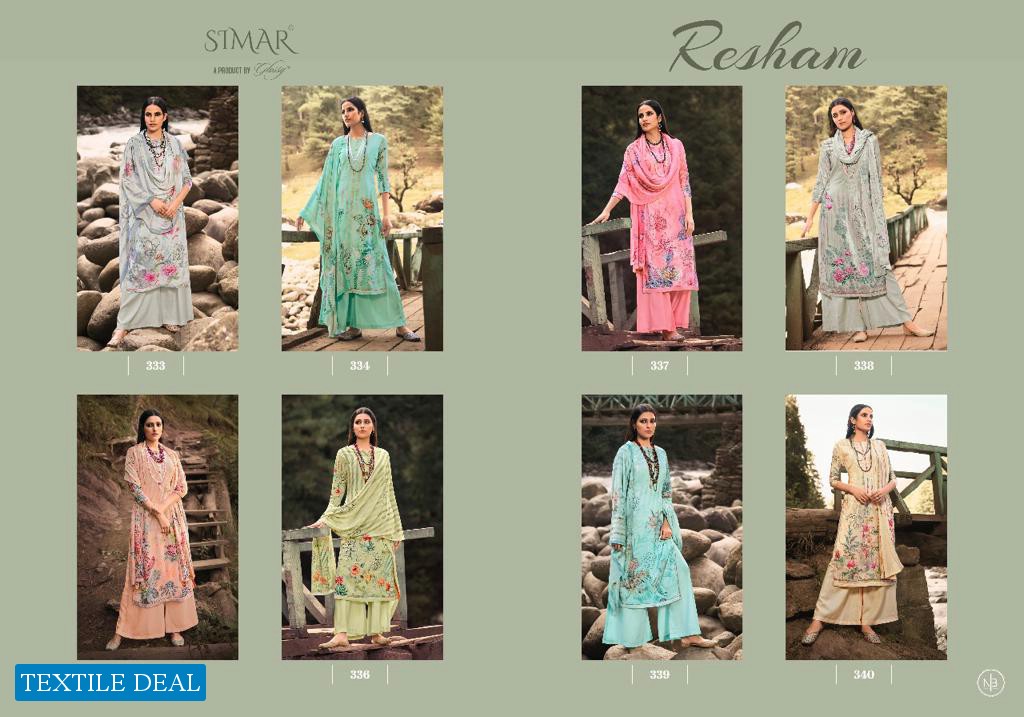 Glossy Simar Resham Wholesale Casual Ethnic Salwar Kameez