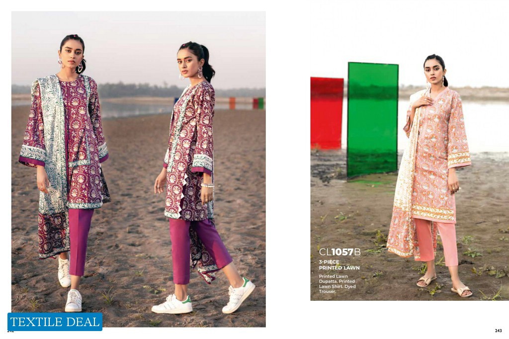 Gul Ahmed Basic Magazine Made For Pakistani Catalog