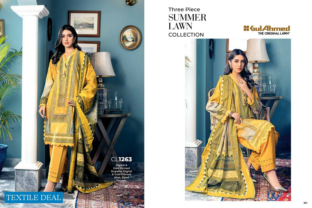 Gul Ahmed Basic Magazine Made For Pakistani Catalog