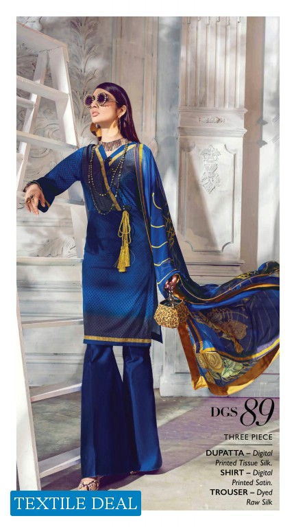 Gul Ahmed Lamis Digital Satin Collection Wholesale pakistani Catalog