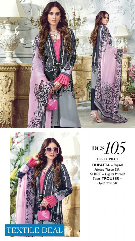 Gul Ahmed Lamis Digital Satin Collection Wholesale pakistani Catalog