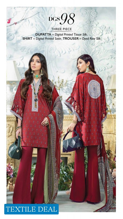 Gul Ahmed Lamis Digital Satin Collection Wholesale pakistani Catalog