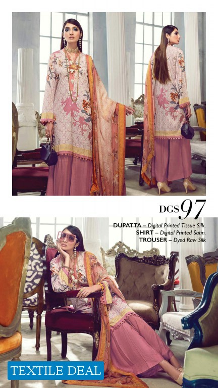 Gul Ahmed Lamis Digital Satin Collection Wholesale pakistani Catalog