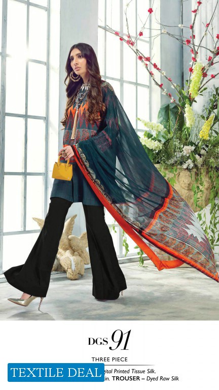 Gul Ahmed Lamis Digital Satin Collection Wholesale pakistani Catalog