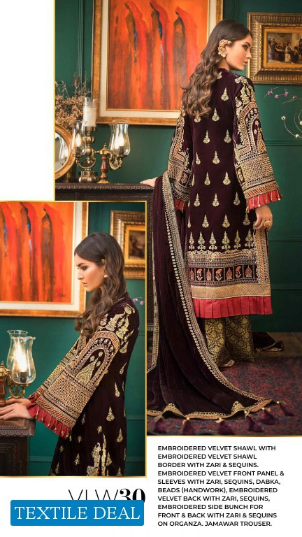 Gul Ahmed Noor-e-Chashm Wholesale Luxury Velvet Collection Catalog