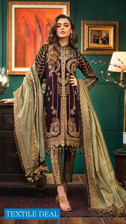 Gul Ahmed Noor-e-Chashm Wholesale Luxury Velvet Collection Catalog