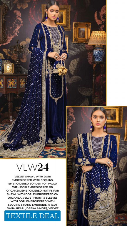 Gul Ahmed Noor-e-Chashm Wholesale Luxury Velvet Collection Catalog