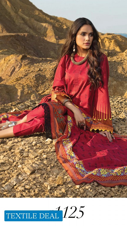 Gul Ahmed Roselene Unstitched Lawn Pakistani Suits