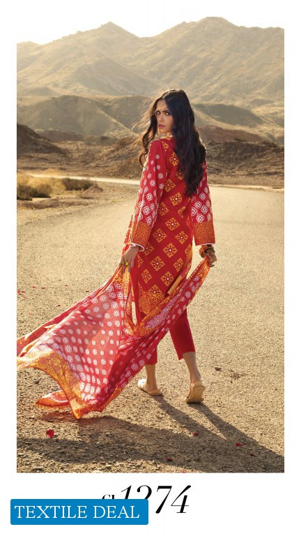 Gul Ahmed Roselene Unstitched Lawn Pakistani Suits