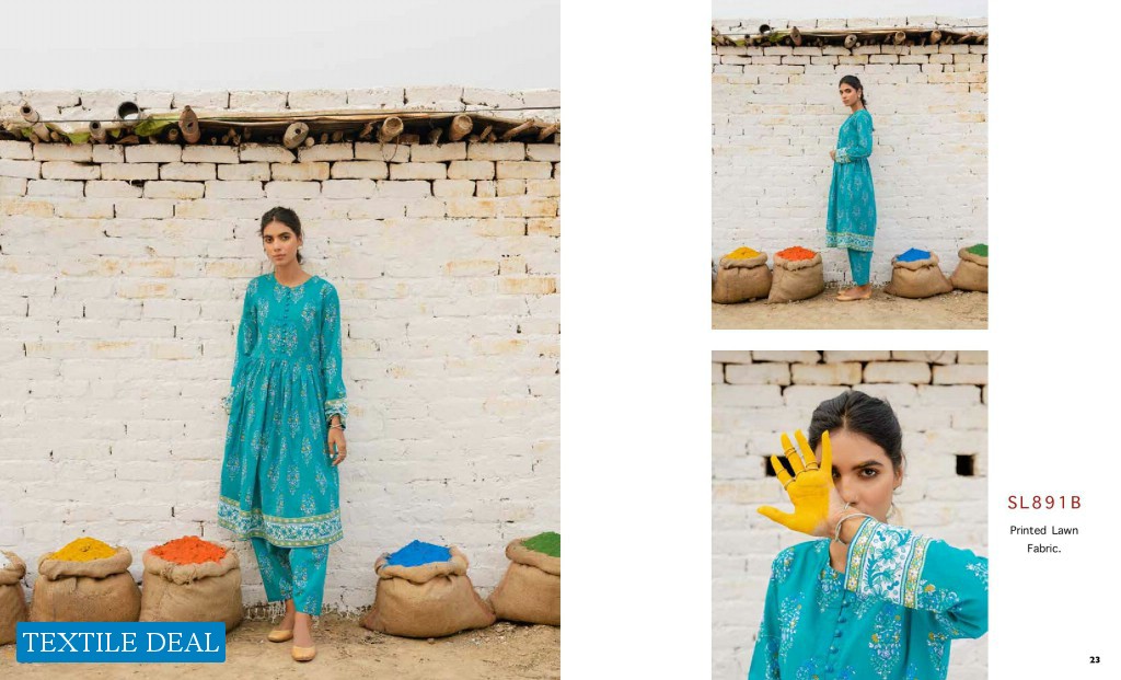 Gul Ahmed Vintage Garden The Original Lawn Wholesale Pakistani Dress