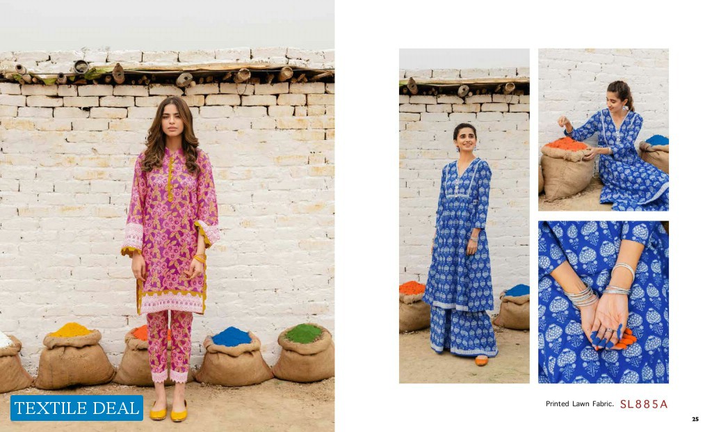 Gul Ahmed Vintage Garden The Original Lawn Wholesale Pakistani Dress