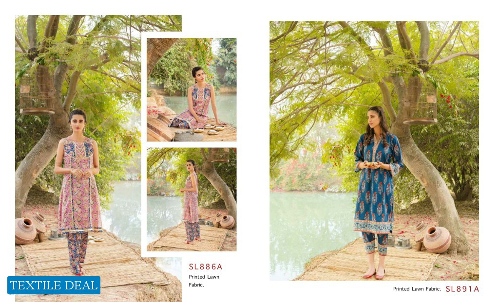 Gul Ahmed Vintage Garden The Original Lawn Wholesale Pakistani Dress