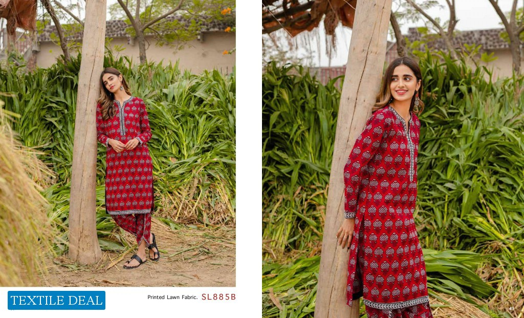 Gul Ahmed Vintage Garden The Original Lawn Wholesale Pakistani Dress