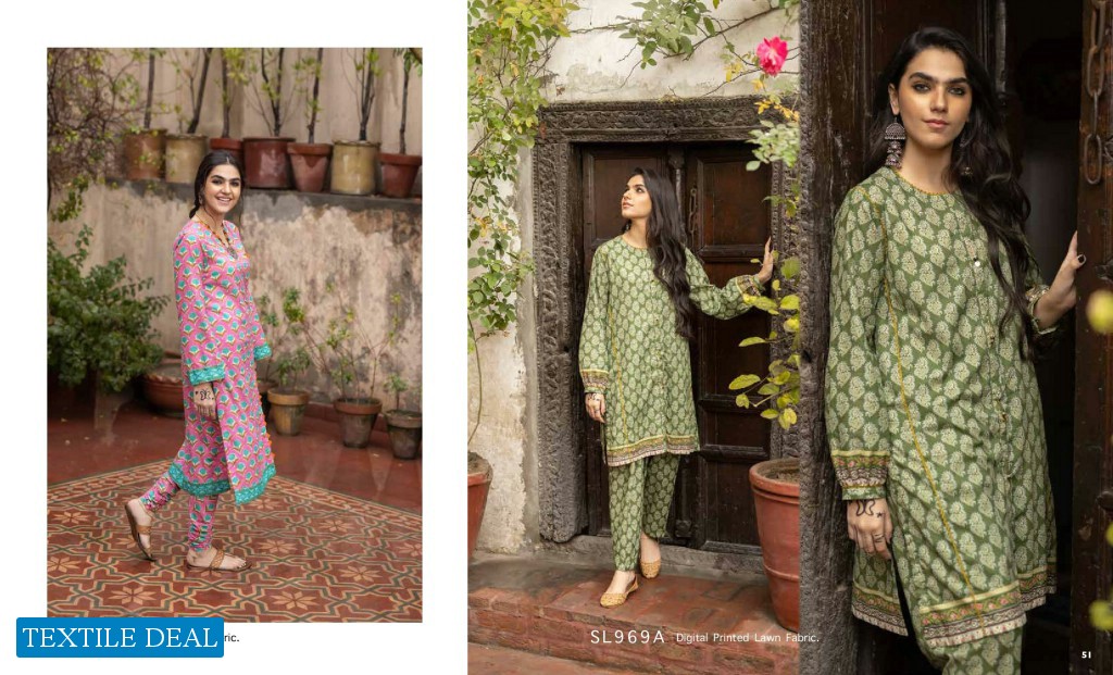 Gul Ahmed Vintage Garden The Original Lawn Wholesale Pakistani Dress