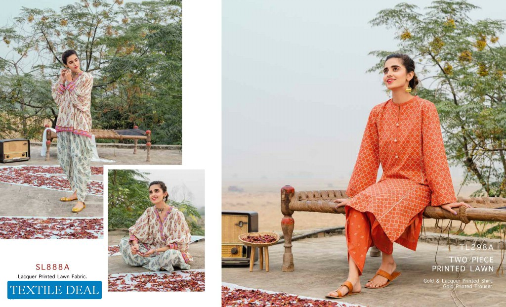 Gul Ahmed Vintage Garden The Original Lawn Wholesale Pakistani Dress