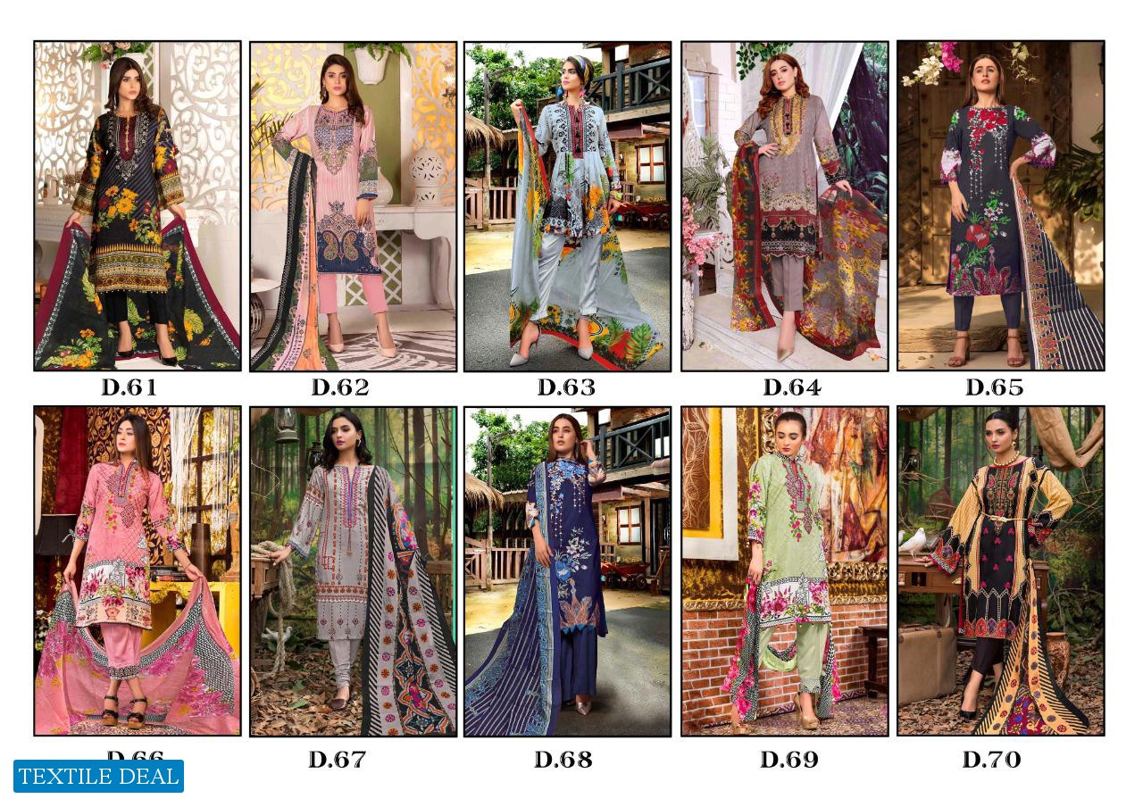 Gul Ahmed Vol-7 Wholesale Lawn Dress Material