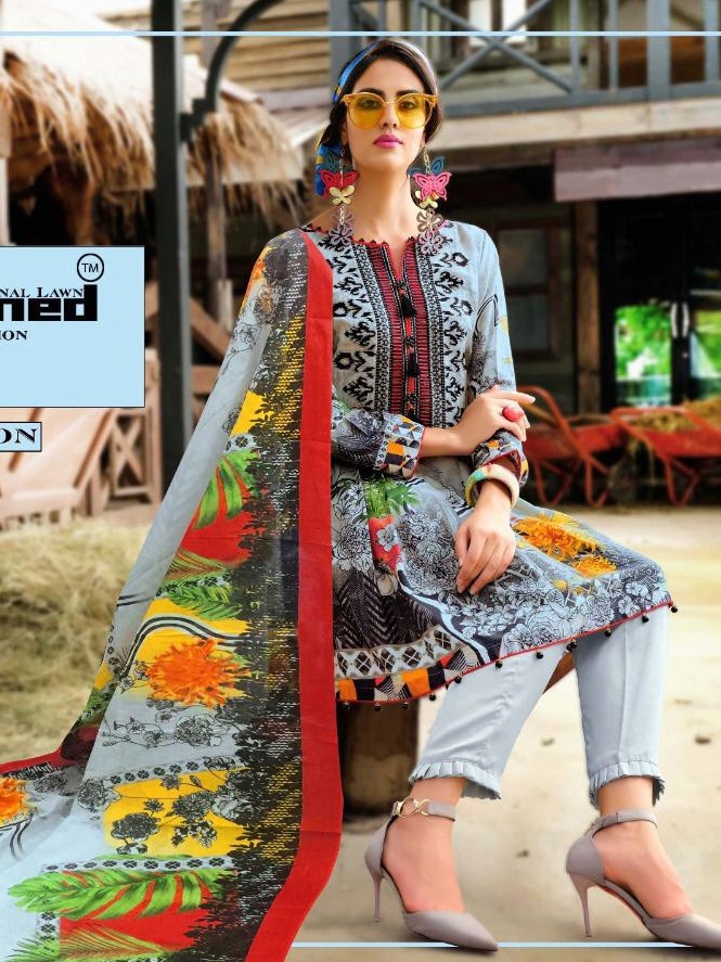 Gul Ahmed Vol-7 Wholesale Lawn Dress Material