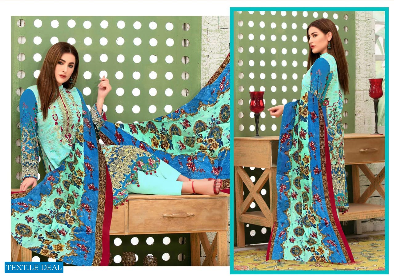 Gul Ahmed Vol-8 Wholesale Lawn Dress Material