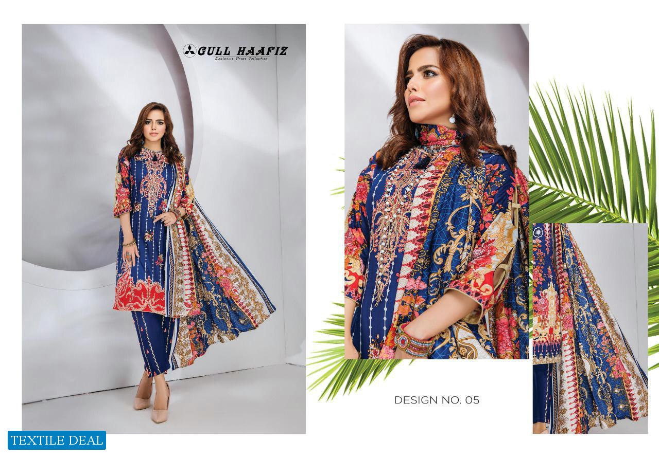 Gul Haafiz Wholesale Lawn printed Dress Material