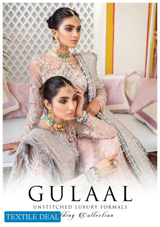 Gulaal Unstitched Luxury Formals Wedding Collection 2020 Wholesale Pakistani Suits Catalog