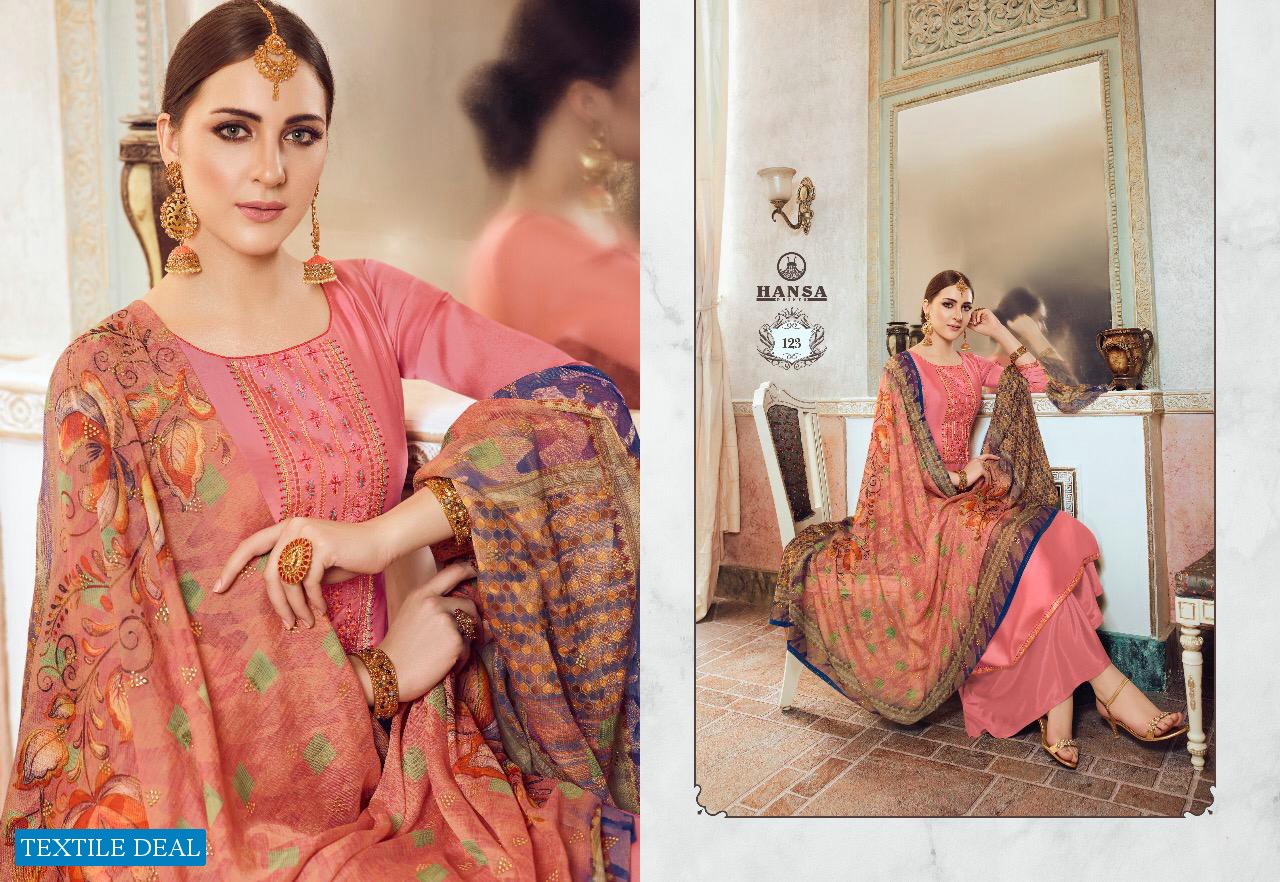 HANSA HUSNA ARA HRIDYA SATIN GEORGETTE EMBROIDERY SALWAR KAMEEZ